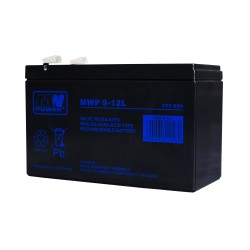 MPL Power Elektro Επαναφορτιζόμενη Μπαταρία Μολύβδου - MWP 9-12L /12V/9Ah AGM